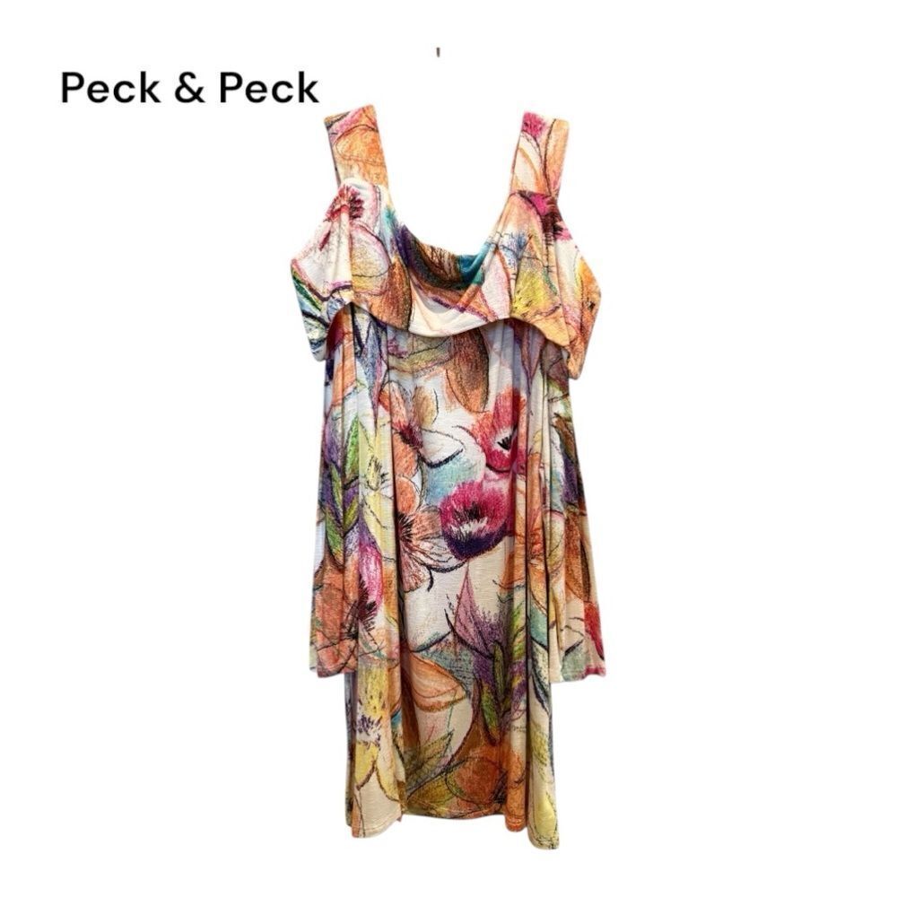 Peck & Peck Colorful Floral Sundress